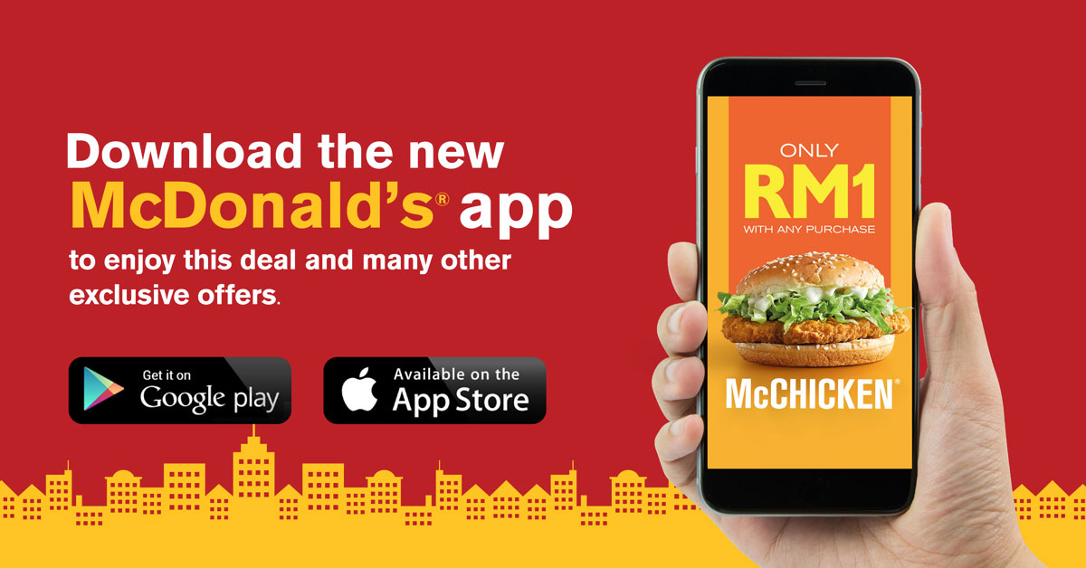 NEW McDonald's app | McDonald's® Malaysia