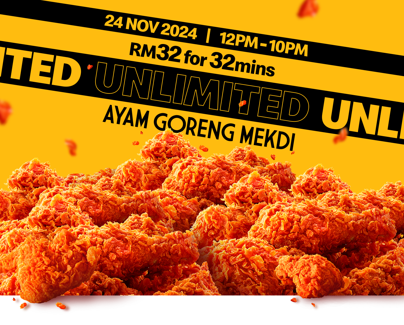 Unlimited Ayam Goreng Mekdi