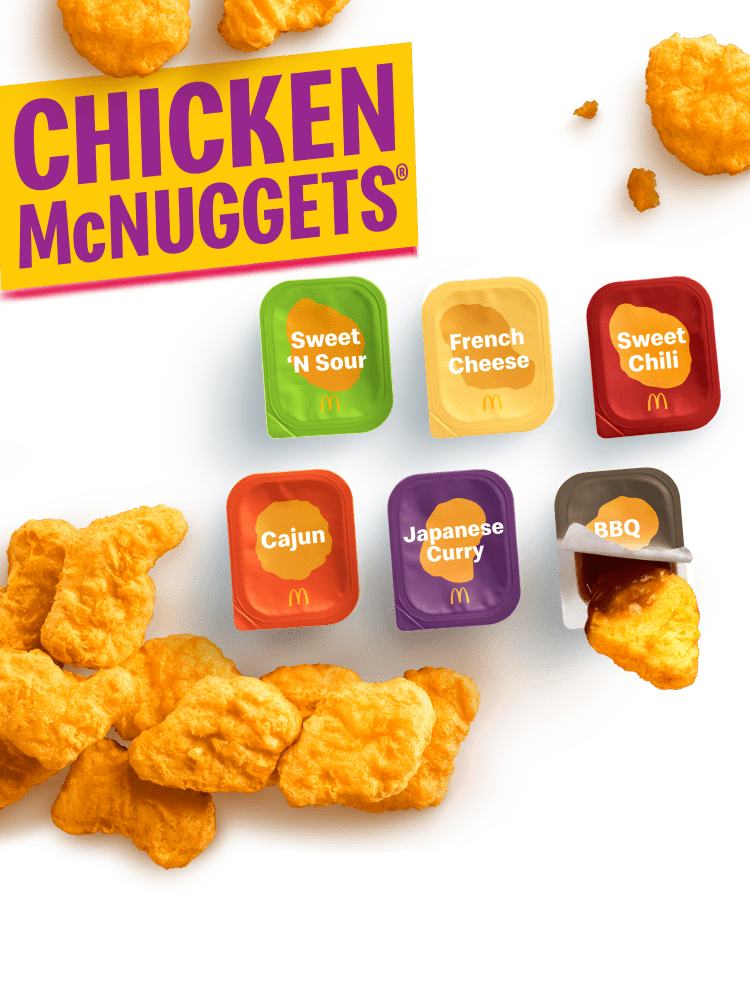 Do Da Dip with Six Special Chicken McNuggets® Sauces, available for a ...