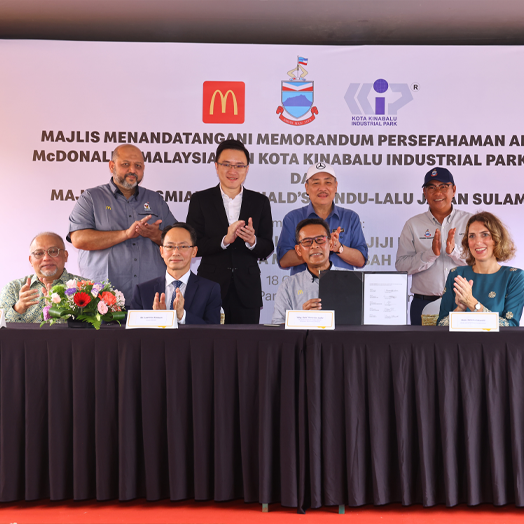 McDonald’s Malaysia dan Taman Perindustrian Kota Kinabalu (KKIP) Jalin Kerjasama Bina Hab Pembekalan Lengkap