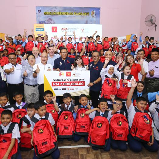 McDonald’s dan RMHC suntik semangat murid untuk memulakan sesi persekolahan 2020