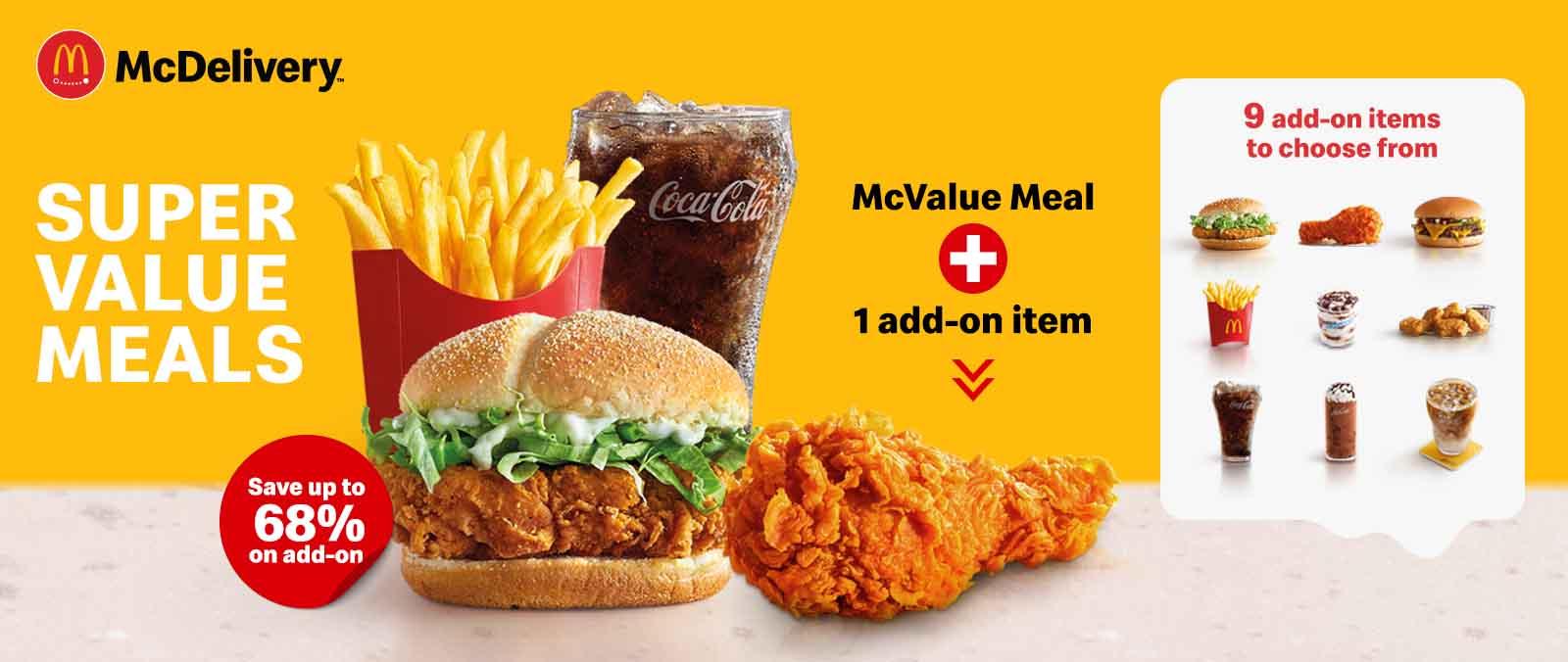 McDonald's® Malaysia Super Value Meals