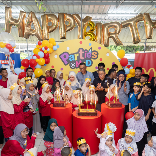 McDonald’s Malaysia Ukir Senyuman Anak-Anak Yatim, Raikan Hari Jadi Kanak-Kanak Sejak 2017