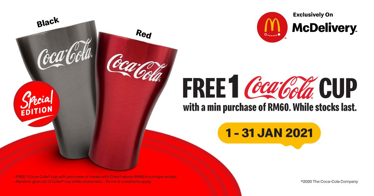 Mcdonald S Malaysia Free Special Edition Coca Cola Cups