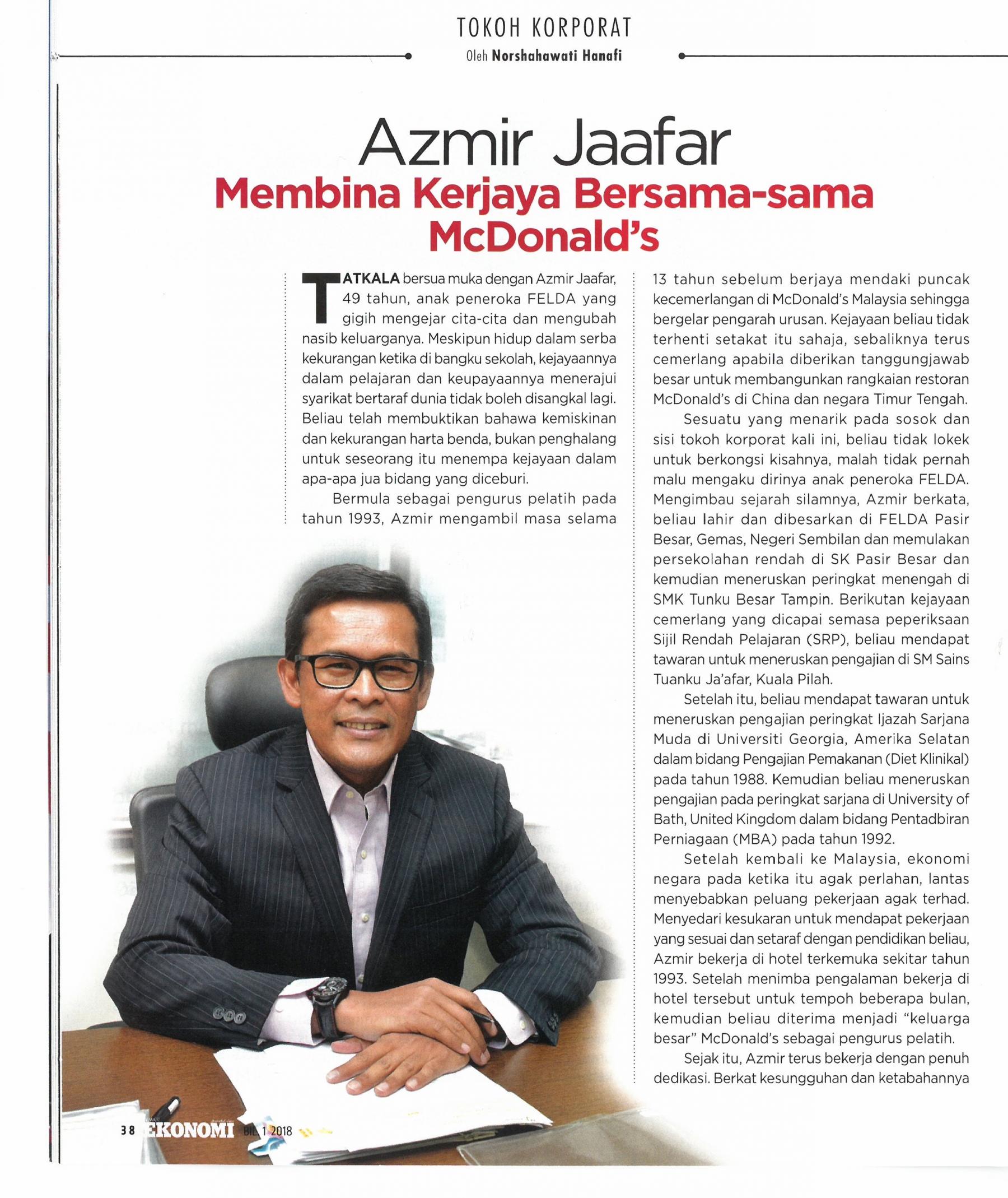 I'm lovin' it! McDonald's® Malaysia  McDonald's Mematuhi 