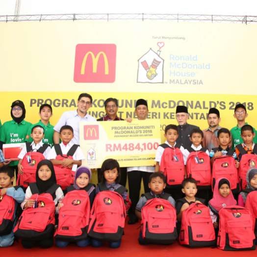 McDonald's Malaysia teruskan inisiatif kemasyarakatan ke pantai timur