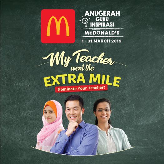 Image result for anugerah guru inspirasi mcdonald 2019